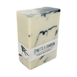 Savon Épinette noire et charbon activé 100 grammes | Savon pour le corps | La Savonnerie Senseaura