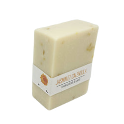 Savon Jasmin et Calendula 100 grammes | Savon pour le corps | La Savonnerie Senseaura