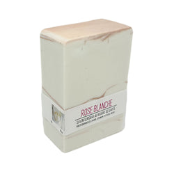 Savon Rose blanche et Jojoba 100 grammes | Savon pour le corps | La Savonnerie Senseaura